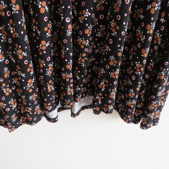 BODEN Crew Neck Jersey Midi Dress in Ditsy Dotty Floral Fall Cottagecore US 4P - Picture 9 of 15